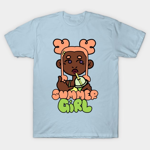 summer girl ! T-Shirt by stickerjock